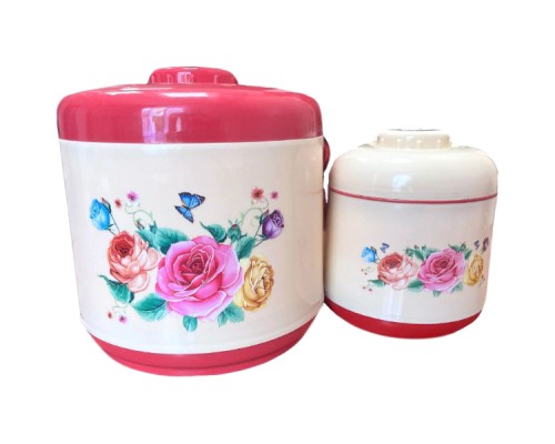 Термос Stenson харчовий Набір 2 шт 1.8/4.6л Червоні (Stenson MT-4587 red)