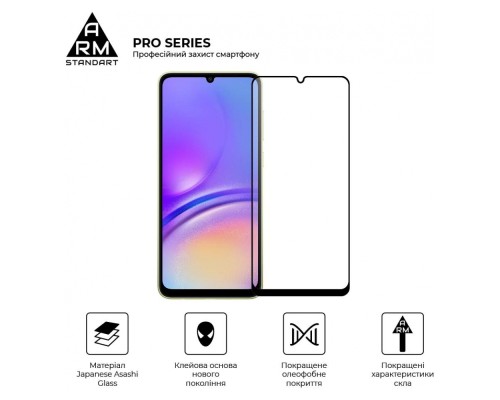 Скло захисне Armorstandart Pro Samsung A05 (A055) / A05s (A057) Black (ARM71789) Скло захисне Armorstandart Pro Samsung A05 (A055) / A05s (A057) Black (ARM71789)