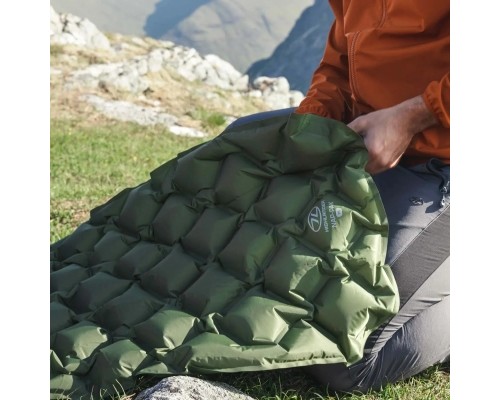 Туристичний килимок Highlander Nap-Pak Inflatable Sleeping Mat XL 5 cm Olive (AIR073-OG) (930483)