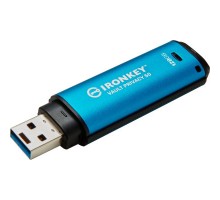USB флеш накопичувач Kingston 128GB IronKey Vault Privacy 50 Blue USB 3.2 (IKVP50/128GB) 