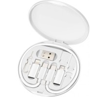 Перехідник USB-C to USB-A/micro/Lightning USB2.0 0.28m 60W Maxxter (UB-SET)