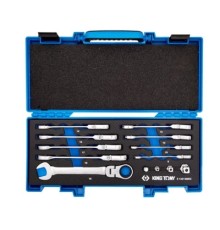 Ключ KING TONY з тріскачкою та карданом 13 шт. (13013MRE)