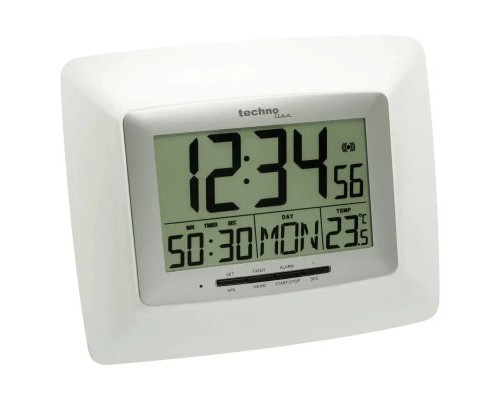 Настінний годинник Technoline WS8100 White/Silver (DAS301806)