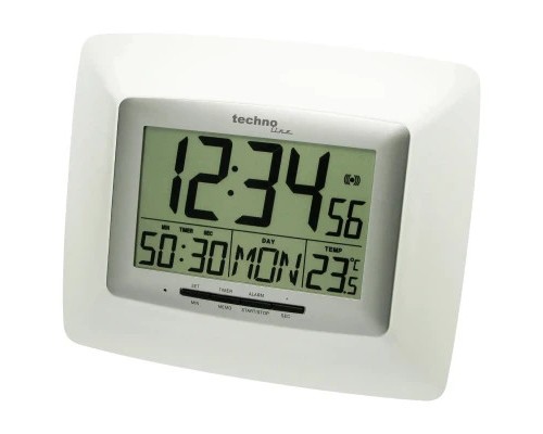 Настінний годинник Technoline WS8100 White/Silver (DAS301806)