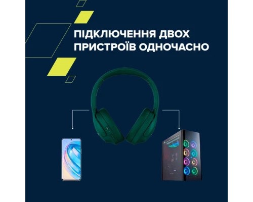 Навушники Canyon OnRiff 10 ANC Bluetooth Green (CNS-CBTHS10GN)
