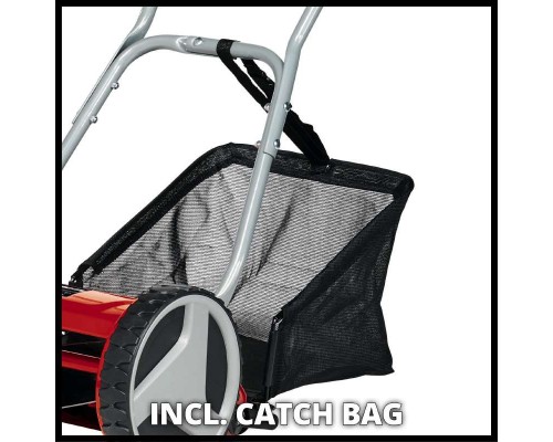 Газонокосарка Einhell GC-HM 300 механічна, 30см 13-37мм 16л 6.5кг (3414114)