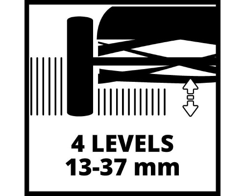 Газонокосарка Einhell GC-HM 300 механічна, 30см 13-37мм 16л 6.5кг (3414114)