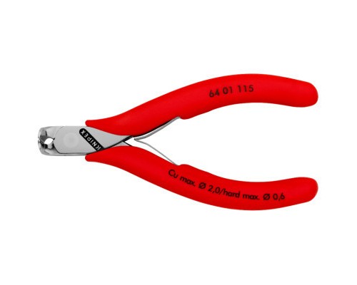 Кусачки KNIPEX торцеві для електроніки (64 01 115)