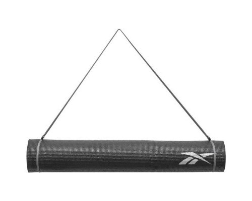 Килимок для йоги Reebok Double Sided 4mm Yoga Mat чорний RAYG-11030BK (885652015196)