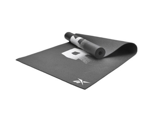 Килимок для йоги Reebok Double Sided 4mm Yoga Mat чорний RAYG-11030BK (885652015196)