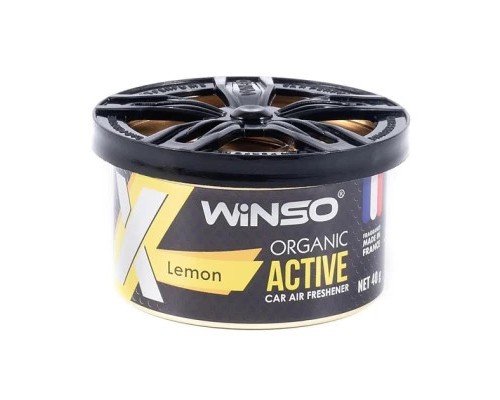 Ароматизатор для автомобіля WINSO Organic X Active 40gr - Lemon (533680) 