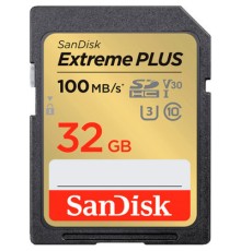 Карта пам'яті SanDisk 32GB SDXC class 10 Extreme PLUS (SDSDXWT-032G-GNCIN)