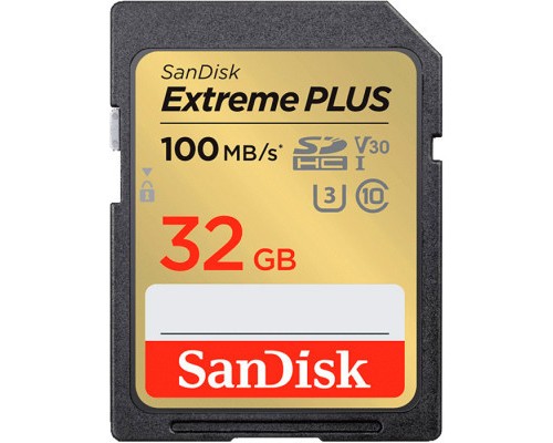 Карта пам'яті SanDisk 32GB SDXC class 10 Extreme PLUS (SDSDXWT-032G-GNCIN) Карта пам'яті SanDisk 32GB SDXC class 10 Extreme PLUS (SDSDXWT-032G-GNCIN)