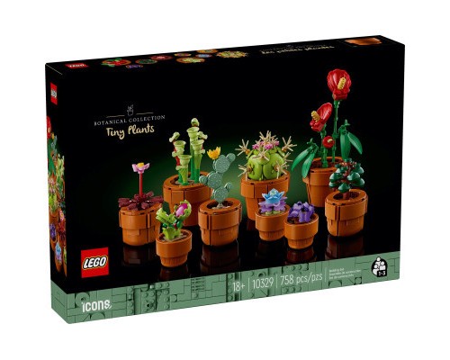 Конструктор LEGO Icons Мініатюрні рослини 758 деталей (10329)
