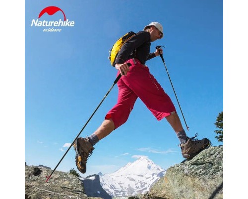 Трекінгові палиці Naturehike ST08 NH18D020-Z 120 см бордова 1 шт (6927595748534)