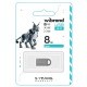 USB флеш накопичувач Wibrand 8GB lynx Silver USB 2.0 (WI2.0/LY8M2S) 