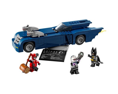 Конструктор LEGO Batman Бетмен на бетмобілі проти Харлі Квін і Містера Фріза (76274)