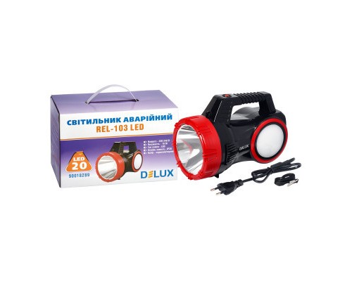 Ліхтар Delux REL-103 20 LED 10W + подарунок REL-107 (90022813)