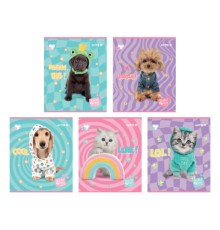 Зошит Kite Studio Pets 24 аркушів, лінія (SP24-239)