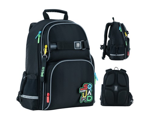 Шкільний набір Kite SQUAD Чорний (SET_K24-702M-3)