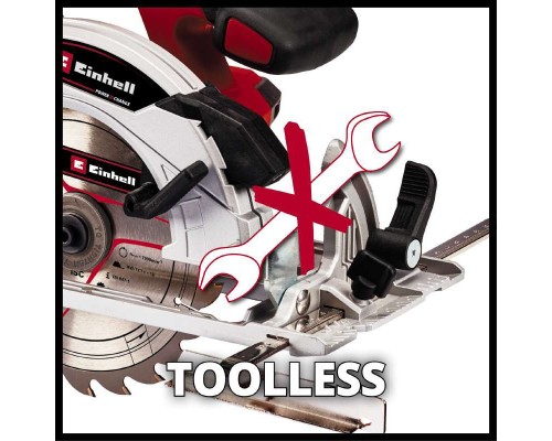 Дискова пила Einhell TE-CS 18/165-1LI - Solo PXC 18V, 165х20 мм, 2.6кг (без АКБ та ЗП) (4331207)