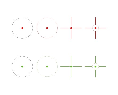 Коліматорний приціл Vector Optics Z4 1x23х34 (RDSL26)