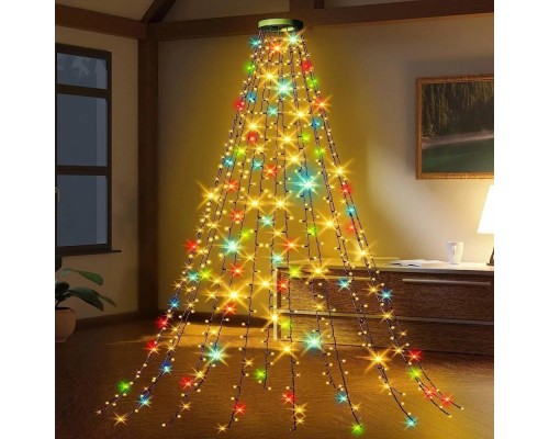 Гірлянда ColorWay Каскад LED 98 7 x 1.5 м 8 функцій (CW-G-98L71CUMC)