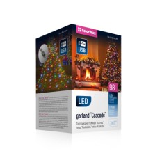 Гірлянда ColorWay Каскад LED 98 7 x 1.5 м 8 функцій (CW-G-98L71CUMC)