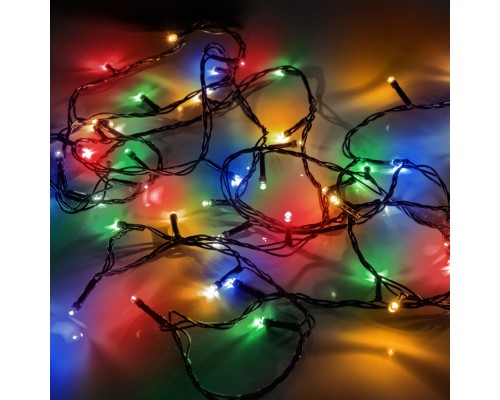 Гірлянда YES! Fun Нитка 70 LED Різнокольорова 4.9 м 8 режимів Мерехтіння (974844)
