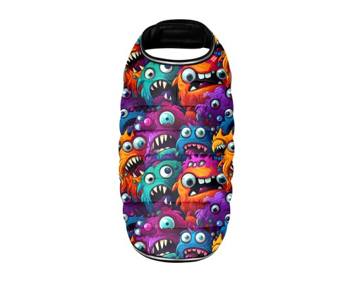 Курточка для тварин WAUDOG Clothes Накидка Зубасті монстри XXS (501-4048)