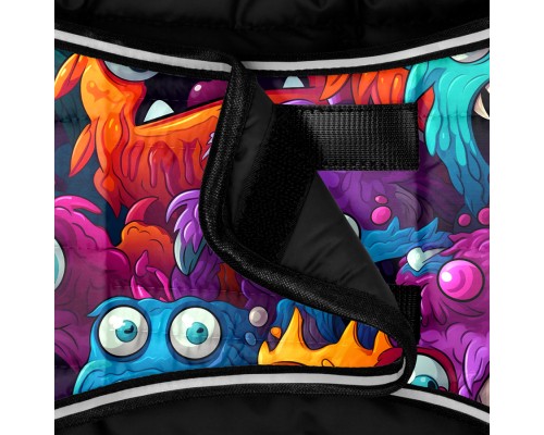 Курточка для тварин WAUDOG Clothes Накидка Зубасті монстри XXS (501-4048)