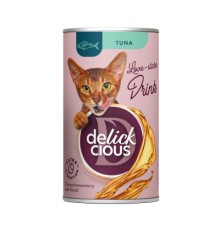 Вологий корм для кішок Delickcious Напій з тунцем 140 г (4820269141544)