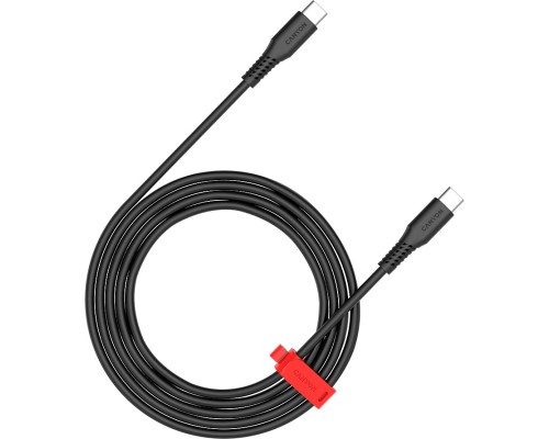 Дата кабель USB-C to USB-C 2.0m CC60SC 60W Black Canyon (CNS-CC60SC20B)