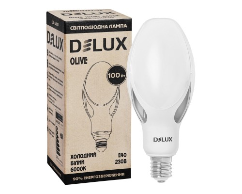 Лампочка Delux OLIVE 100w E40 6000К (90015385)