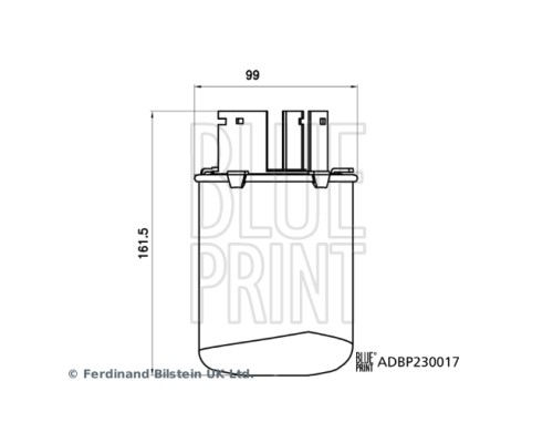 Фільтр паливний Blue Print ADBP230017