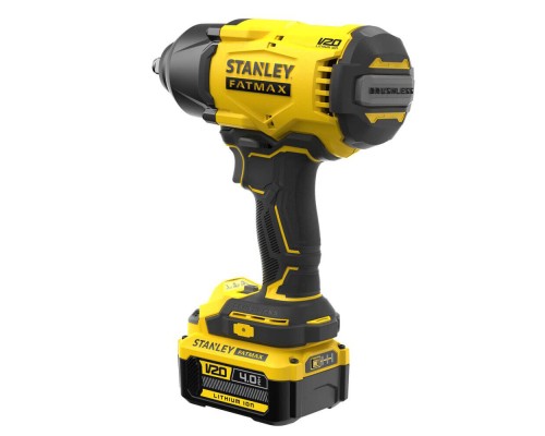 Гайковерт Stanley FatMax, ударний 18V, 4Ah, 950Нм, 2000 об/хв, 2600 уд/хв, 2.66кг (SFMCF940M1)