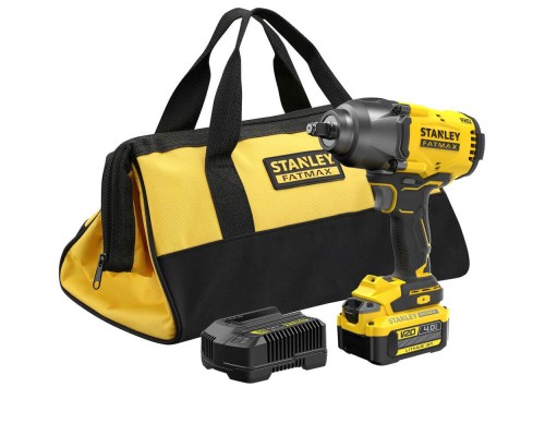 Гайковерт Stanley FatMax, ударний 18V, 4Ah, 950Нм, 2000 об/хв, 2600 уд/хв, 2.66кг (SFMCF940M1)
