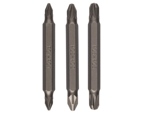 Набір біт Bosch PZ/PZ, 60мм, 3шт (2.609.255.962)