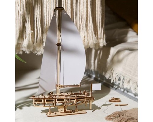 Конструктор Ugears механічний 3D Яхта Океанська Красуня (70193)