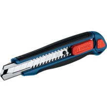 Ніж монтажний Bosch сегментоване лезо 18мм, корпус двокомпонентний (1.600.A01.TH6)