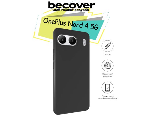 Чохол до мобільного телефона BeCover OnePlus Nord 4 5G Black (713140)