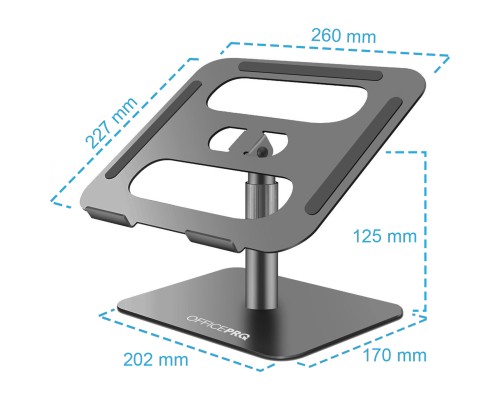 Підставка до ноутбука OfficePro LS956G Aluminum alloy Gray (LS956G)