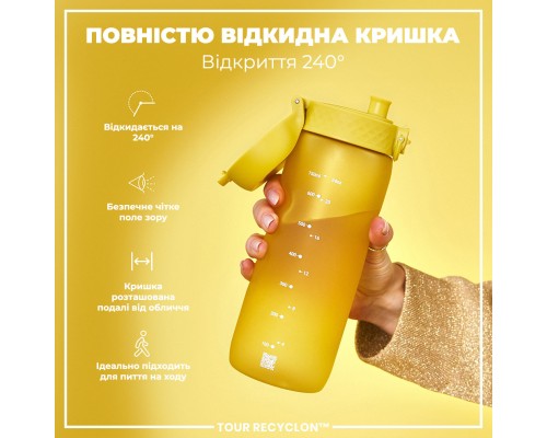 Пляшка для води ION8 OneTouch 750 мл BPA Free, Yellow (I8RF750YEL)