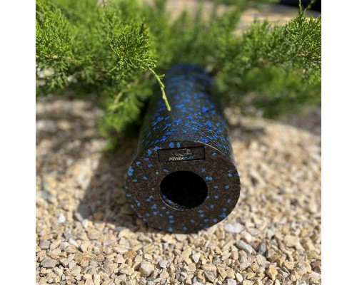 Масажний ролик PowerPlay PP-4347 EPP Foam Roller 33x14см Чорно/Синій (PP_4347_Blue_(33*14))
