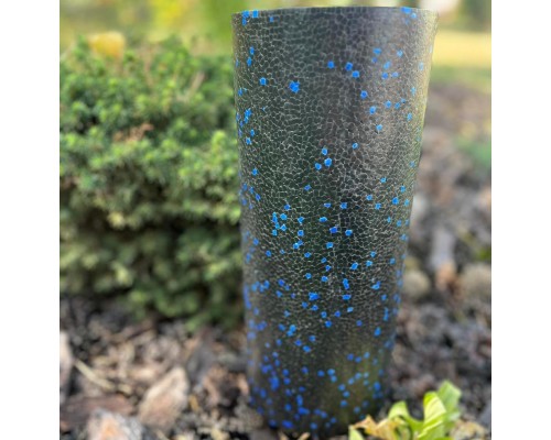 Масажний ролик PowerPlay PP-4347 EPP Foam Roller 33x14см Чорно/Синій (PP_4347_Blue_(33*14))