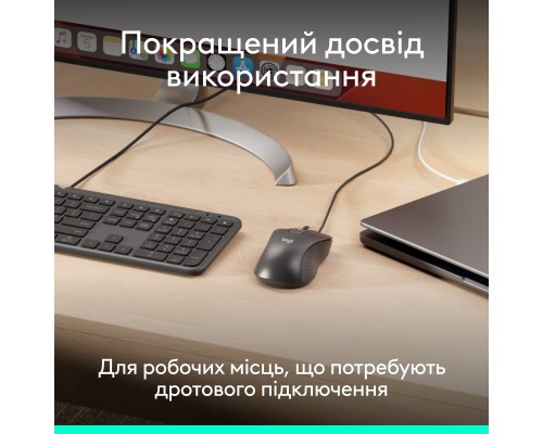 Мишка Logitech Signature M520 for Business USB-C Graphite (910-007511)