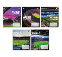 Зошит Yes World stadium А5 60 аркушів клітинка (767148)