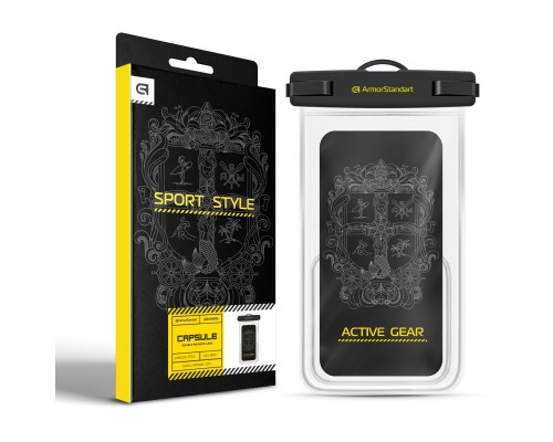 Чохол до мобільного телефона Armorstandart Waterproof Сapsule Double Pockets Black (ARM84415)