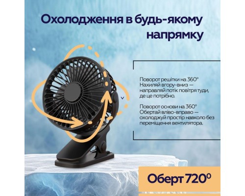 Вентилятор XoKo XK-P6-BK