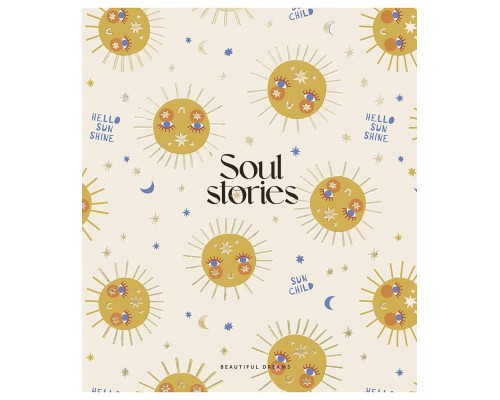 Зошит Школярик Soul stories 80 аркушів клітинка (080-3202K)